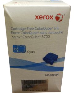 XEROX 108R00990 (108R990) Cyan Ink 2 Pack 4.2k