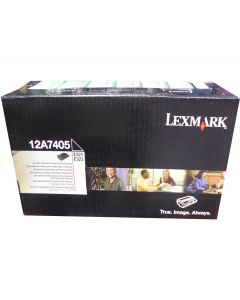 LEXMARK 12A7405 Black High Capacity Toner 6k
