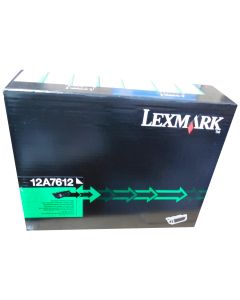 LEXMARK 12A7612 Black High Yield Toner 21k
