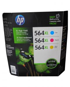 HP D8J63BN (564XL) Combo-pack 3 Ink Cartridges