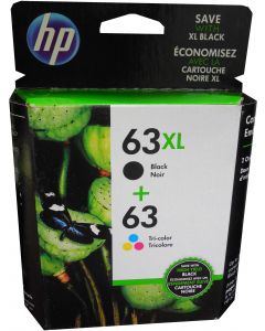 HP L0R48AN (63) Black High Yield + Tri Color Combo Pack