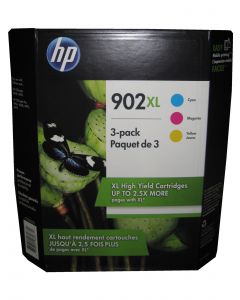 HP T0A41BN (902XL) High Yield Tri-Color Ink Cartridges
