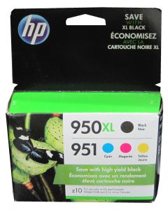 HP C2P01FN (950XL/951) Black + Tri-color CMY Combo 4pk