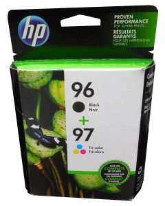 HP C9353FN (96/97) Combo-Pack: Black + Tri-Color Ink Cartridges