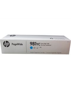HP L0R17YC (981YC) Cyan PageWide Extra High Yield Contract Ink Cartridge