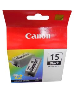 CANON BCI-15 (8190A003AA) Black Twin Pack Ink