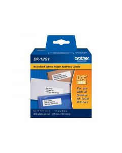 BROTHER DK-1201 Labels 3 1/2 in. x 1 1/7 in. 400 pcs.