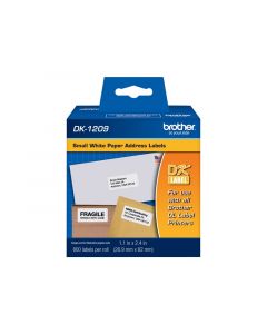 BROTHER DK-1209 Label Printer Labels 1-1/7 in. x 2-3/7 in. 800pcs