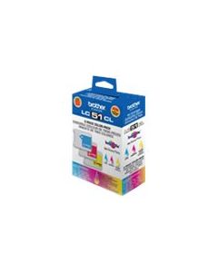 BROTHER LC-51CL Color Ink 3-Pack CMY 400p ea.