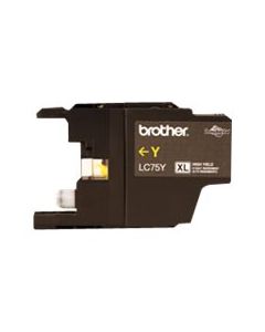 BROTHER LC-75Y XL Yellow High Yield Ink 600p