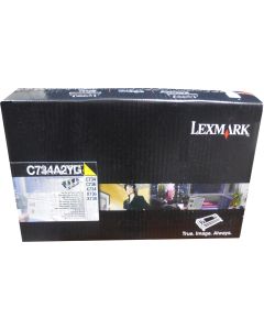 LEXMARK C734A2YG Yellow Toner 6k