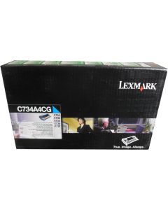 LEXMARK C734A4CG Cyan Toner 6k