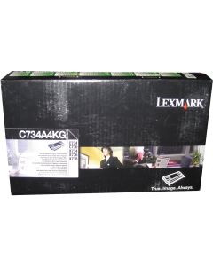LEXMARK C734A4KG Black Toner 8k