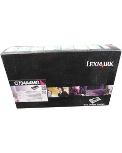 LEXMARK C734A4MG Magenta Toner 6k
