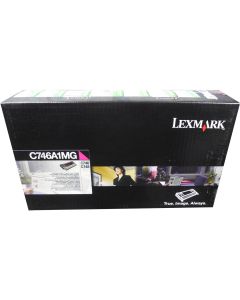 LEXMARK C746A1MG Magenta Return Program Toner 7k