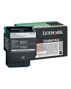 LEXMARK C540H1KG Black High Yield Toner 2.5k