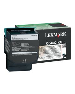 LEXMARK C544X1KG Black Extra High Yield Toner 6k