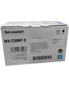 SHARP MX-C30NT-C Cyan Toner Cartridge