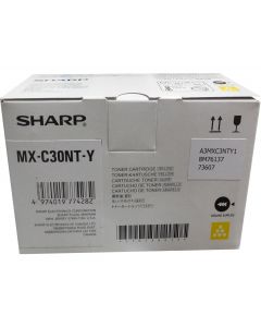SHARP MX-C30NT-Y Yellow Toner Cartridge