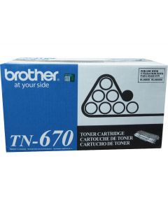 BROTHER TN-670 Black High Yield Toner 7.5k