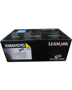 LEXMARK X560H2YG Yellow High Yield Toner 10k