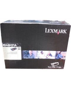 LEXMARK X644H21A Black High Yield Toner 21k