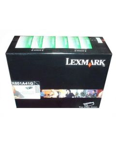 LEXMARK X651H41G Black High Yield Toner 25k