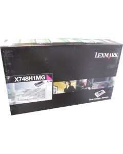 LEXMARK X748H1MG Magenta High Yield Toner 10k