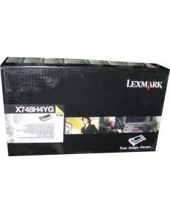LEXMARK X748H4YG Yellow High Yield Toner 10k