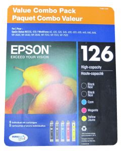 EPSON T1261-5-SVH 5 Pack Ink Cartridge